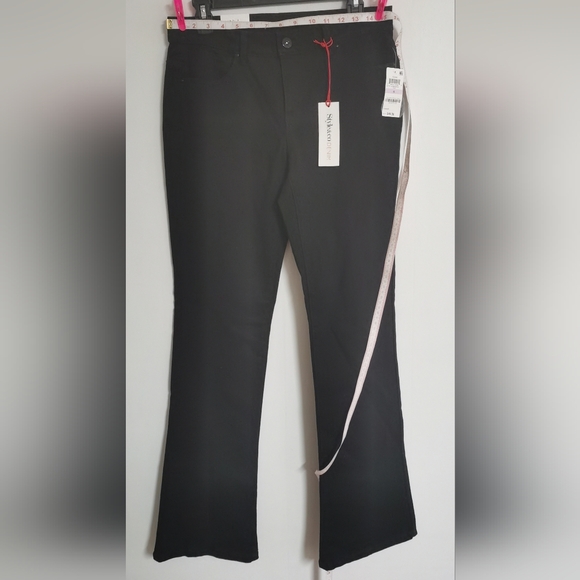 womens style & co tummy control modern boot super stretch mid rise jeans size 6 - Picture 8 of 9